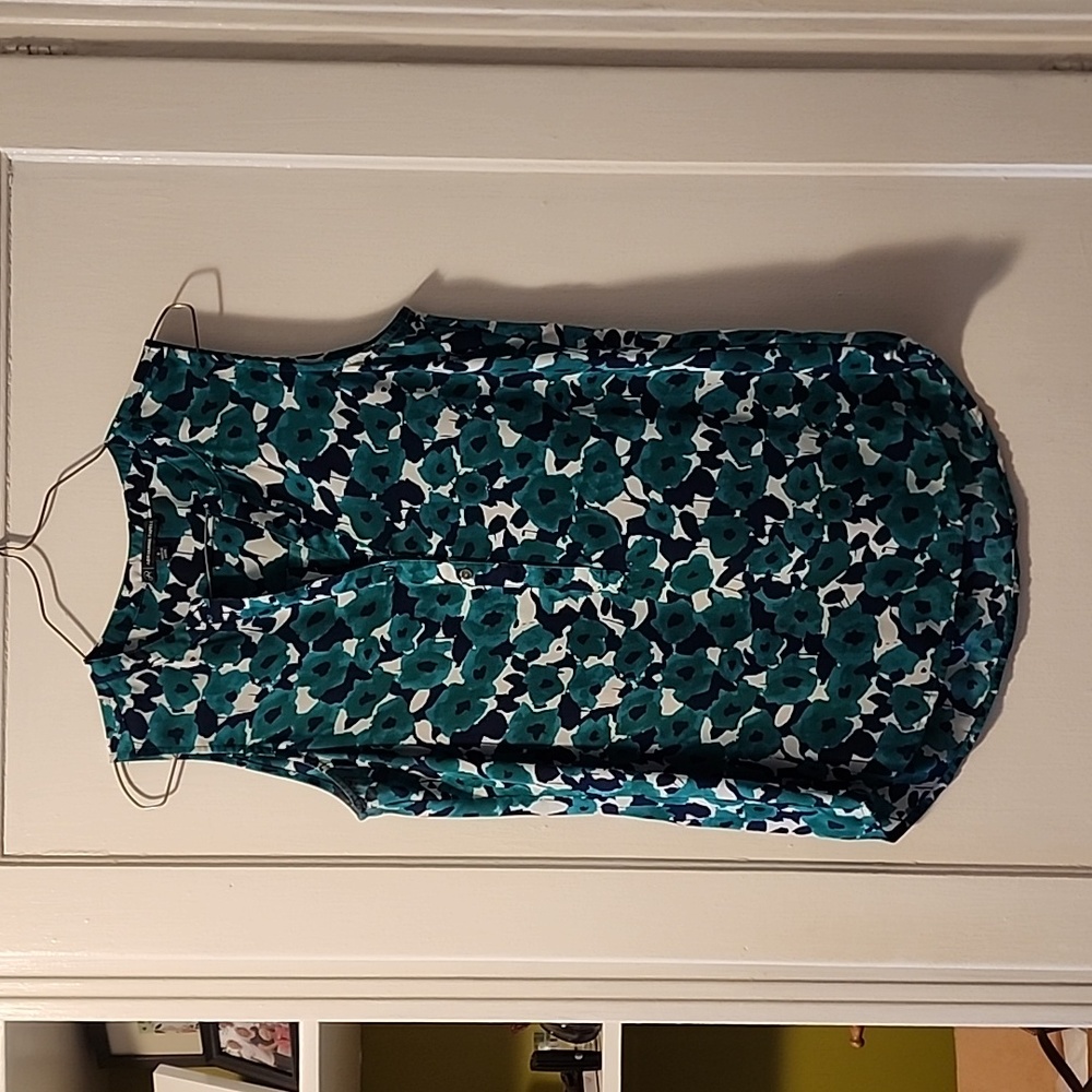 Adrianna Papell Sleeveless Floral Top